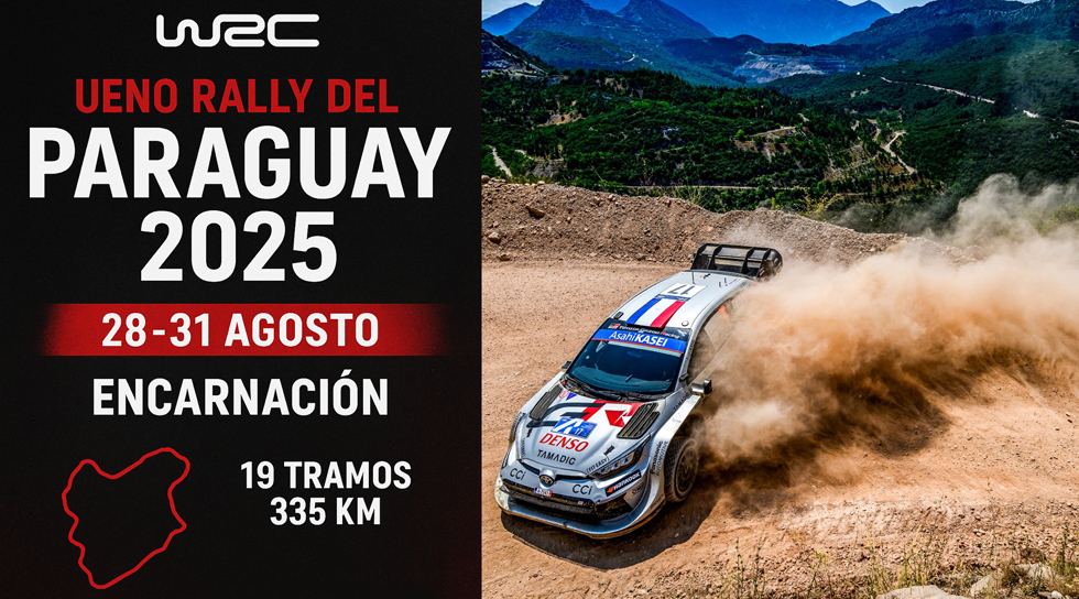WRC: Paraguay se prepara para vivir la fiesta mundial, el rally llega a Encarnación. Not Py 3